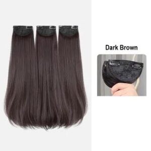Set of 3: Hair Extension Dark Brown 279678545