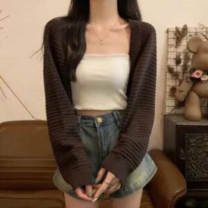 Red Sleeveless Knit Camisole fashion styling inspiration