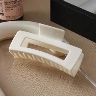 Silicone Hair Claw Clip F1796 - White | Kayochs by Kayochs