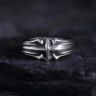 Silver Tone Open Ring J2269 - Silver | Tinseltown by Tinseltown