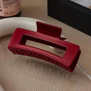 Silicone Hair Claw Clip F1796 - Red | Kayochs by Kayochs