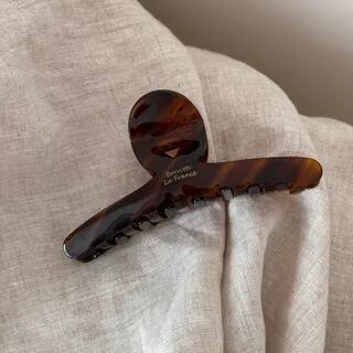 Acetate Hair Claw Clip Plain - Dark Coffee | Koi Kawaii by Koi Kawaii