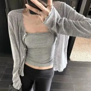 Olive Sleeveless Cami fashion styling inspiration