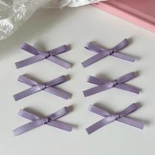 Set of 6: Ribbon Hair Clip Set of 6 - Purple | Malnia Home by Malnia Home