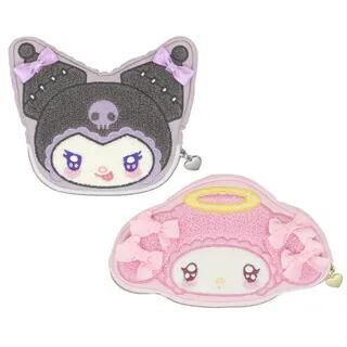 Sanrio My Melody & Kuromi Die Cut Sagara Embroideried Makeup Pouch My Melody (200 x 120 x 40mm) by SHOBIDO