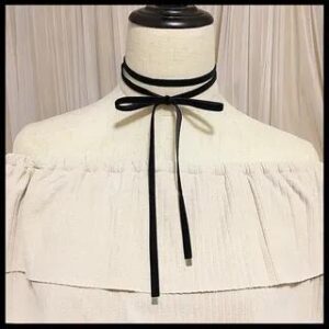 Bow Velvet Choker Black | Elfis 280322614