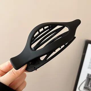 Resin Hair Clip (Various Designs) 02 - Matt Black | Daeuni by Daeuni