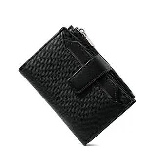 Plain Faux Leather Wallet Black by Taomicmic