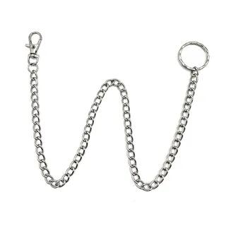Layered Alloy Jeans Waist Chain (Various Designs) Type 08 - Silver - 48cm by Malnia Home