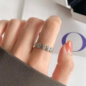 S925 Sterling Silver Open Ring (Various Designs) J1925 - Silver 280747402