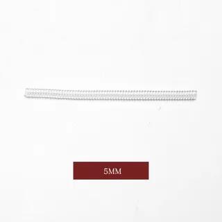 Invisible Plastic Ring Size Adjuster (Various Designs) 1 Pc - Round - Transparent - 0.5cm by Yulu
