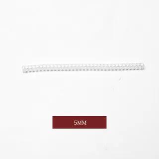 Invisible Plastic Ring Size Adjuster (Various Designs) 1 Pc - Flat - Transparent - 0.5cm by Yulu