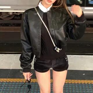 Crop Jacket Black by Shinsei
