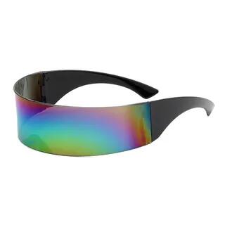 Wrap Around Sunglasses Holographic - Blue | iLANURA by iLANURA