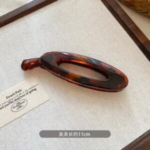 Hollowed Banana Clip Tortoiseshell | Jael 280951980