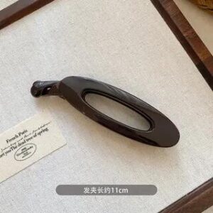 Hollowed Banana Clip Chocolate | Jael 280952070