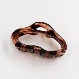 Acrylic Hair Claw Clip Leopard Print - Coffee | Koi Kawaii 280995567