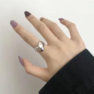 S925 Sterling Silver Open Ring (Various Designs) J846 - Silver by Sharkkira