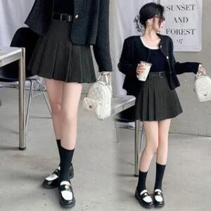 plaid mini skirt fashion styling inspiration