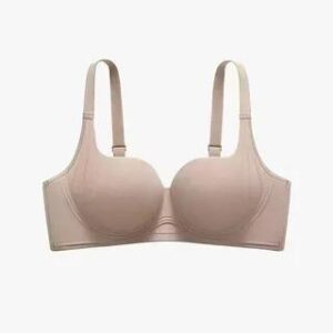 Plain Wireless Bra Oatmeal 281302895