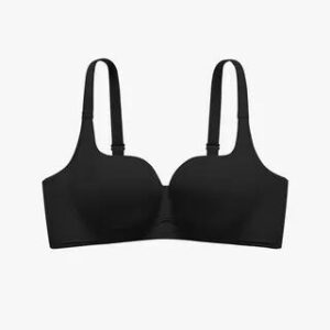 Plain Wireless Bra Black - 75AB 281302958