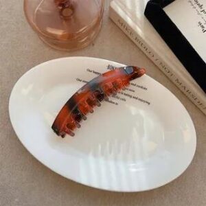 Acrylic Banana Clip Tangerine Red | Mentosi 281350357