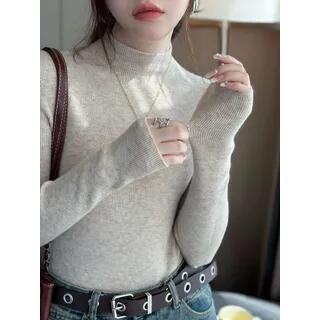 Cream Loosely Knitted Pullover fashion styling inspiration