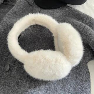 Fluffy Ear Muffs B0430 - White by Raconteur