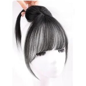 Hair Bang Wig 3 Clips - Black 281360263