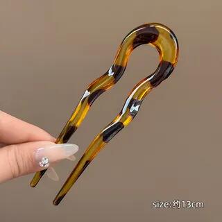 Wavy U Shape Hair Stick Amber & Yellow | LIDO by LIDO