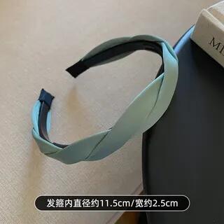 Helical Fabric Headband 1 Pc - Light Green by Rodiv