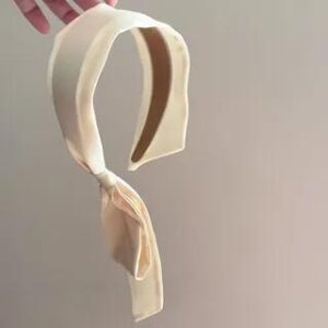 Ribbon Headband FG-0860-02 - Milky White 281361723