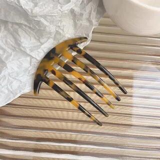 Acetate Hair Comb Tortoiseshell - Coffee | Mentosi by Mentosi