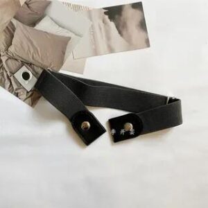 Unisex Lazy Canvas Belt in 12 Colors Gray - 100cm | Lunashore 281405723