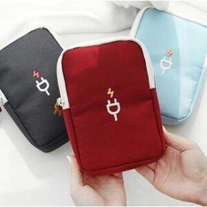 Electronics Zip Pouch Aqua Blue 281457769