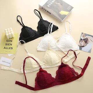 Lace Bralette Beige by Wildery