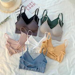Plain Bra Top Blue by Moon City