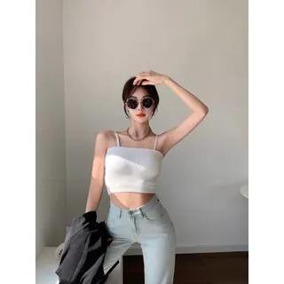 Plain Tube Top White by JVL