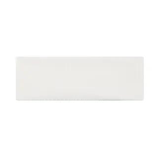 Plain Ribbed Headband 02 - White by Poppin