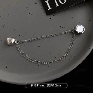 Alloy Magnetic Adjusting Clip Silver | Jael 282027854