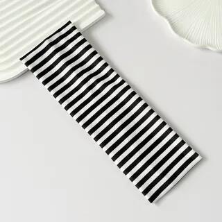Striped Headband Stripe - Black & White by Poppin
