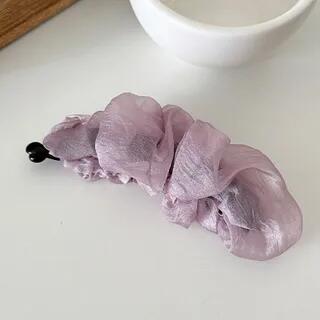 Sheer Ruffle Hair Clamp (Various Designs) 06 - Purple | Daeuni by Daeuni