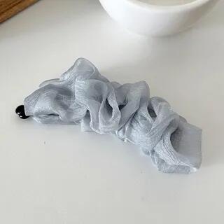 Sheer Ruffle Hair Clamp (Various Designs) 05 - Grayish Blue | Daeuni by Daeuni