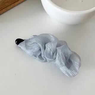 Sheer Ruffle Hair Clamp (Various Designs) 01 - Grayish Blue | Daeuni by Daeuni