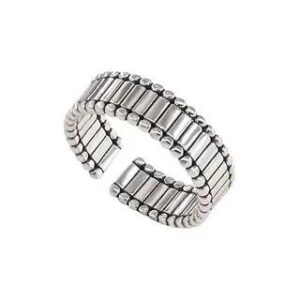 Shiny Open Ring / Textured Ring J2671 - Textured Ring - Silver 282123548