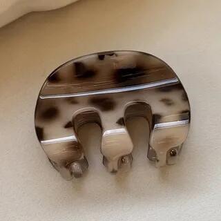 Acetate Hair Claw Clip Leopard - Light Gray | Allyrinta by Allyrinta