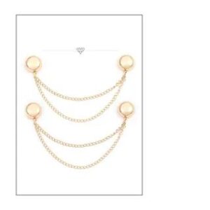 Alloy Magnetic Pants Leg Adjusting Clips / Set Set of 2 - Gold 282181130