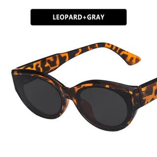 Cat Eye Sunglasses Leopard Frame - Gray | iLANURA by iLANURA