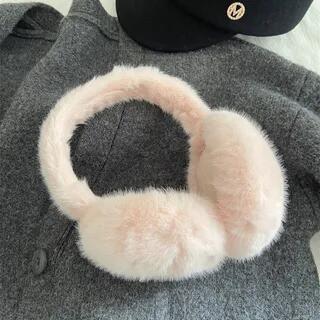 Fluffy Ear Muffs B0430 - Pink by Raconteur