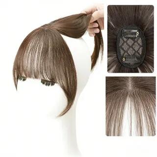 Bang Hair Fringe Light Brown by Pin Show